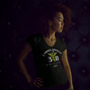3YB™ HOUSE QUEEN GOLD V-NECK TEE